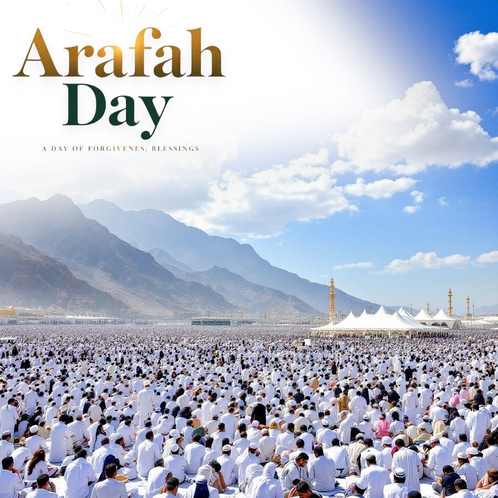 “Muslims praying on Arafah Day, seeking forgiveness”