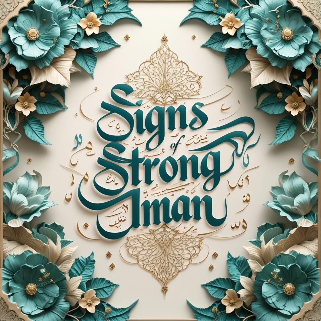 signs of Strong Iman
