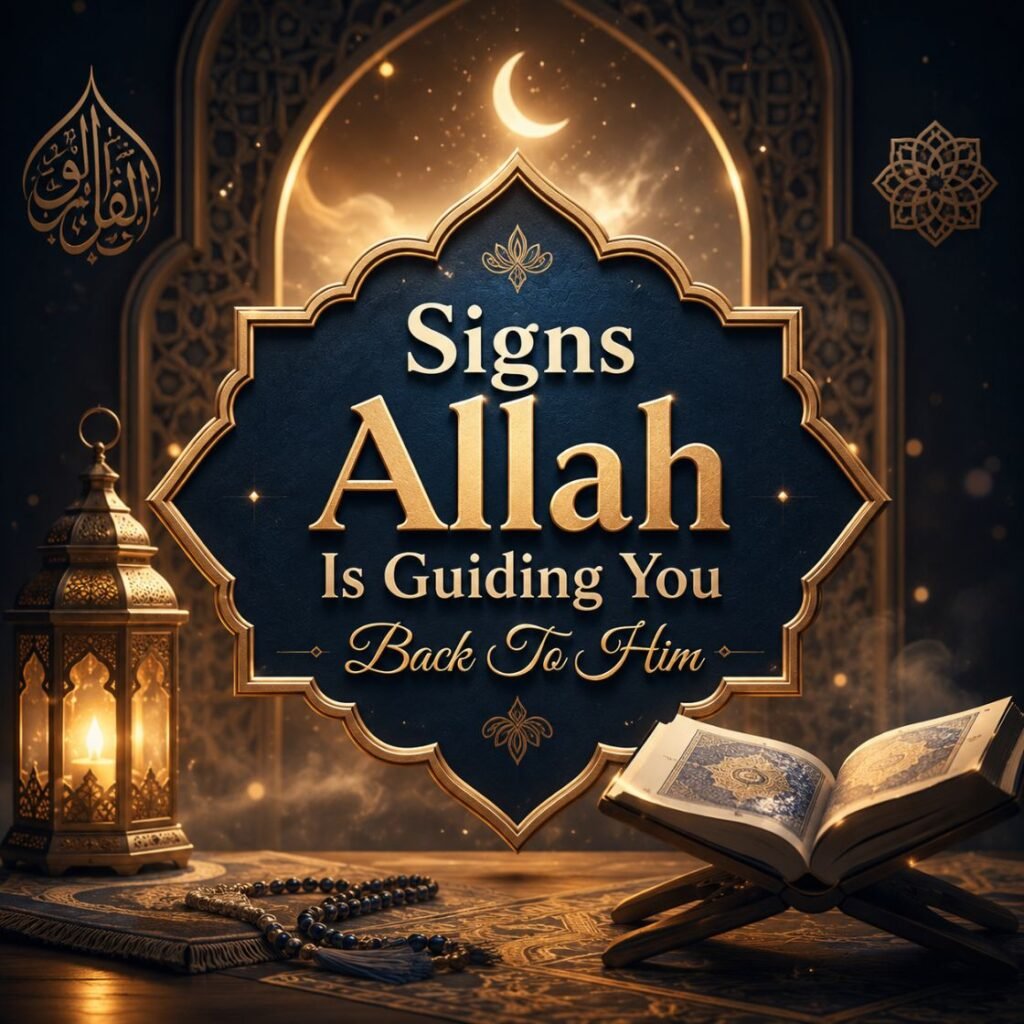 7 Powerful Signs Allah Is Guiding You Back to Him – A Heart-Touching Sunni Islamic Reflection